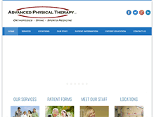 Tablet Screenshot of physicaltherapyct.com